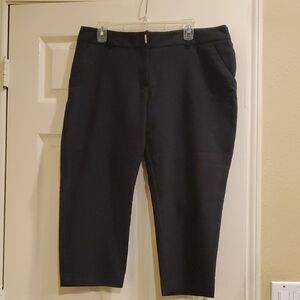 Apt. 9 Black Capris With Side Pockets